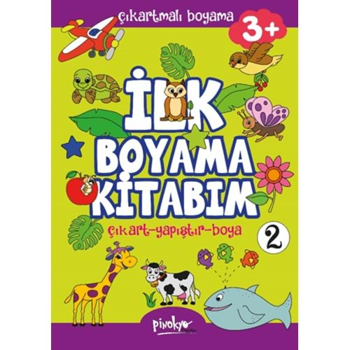 İLK BOYAMA KİTABIM-2(3+YAŞ)-BUÇE DAYI-PİNOKYO YAYINLARI