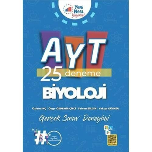 YENİ NESİL AYT BİYOLOJİ 25 DENEME