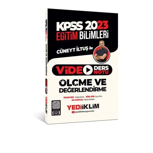 YEDİİKLİM KPSS 2023 EĞİTİM BİLİMLERİ ÖLÇME VE DEĞERLENDİRME VİDEO DERS NOTU