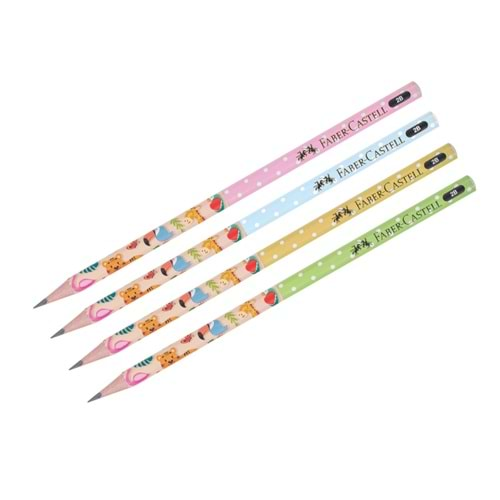 FABER CASTELL SEVİMLİ DOSTLAR 2B KURŞUN KALEM-5244000059