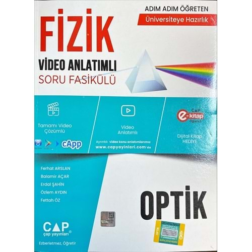 ÇAP FİZİK OPTİK KONU ANLATIMLI SORU BANKASI-2023