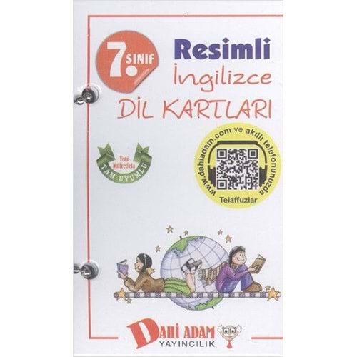 DAHİ ADAM 7.SINIF RESİMLİ İNGİLİZCE DİL KARTLARI