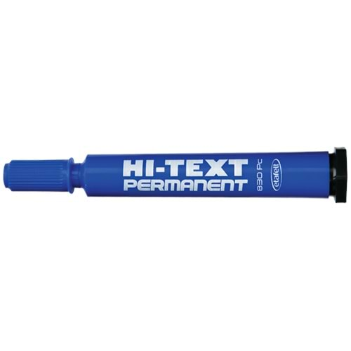 HI-TEXT PERMANENT MARKER KESİK UÇLU MAVİ-830PCM