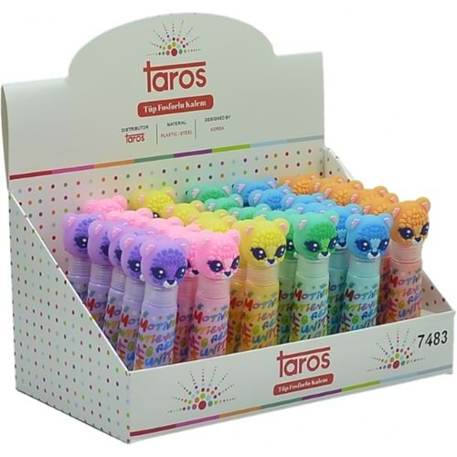 TAROS UNİCK COLOR KAPLAN TÜP FOSFORLU KALEM-7483