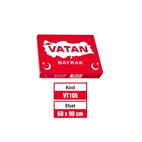 VATAN 60*90 BAYRAK-VT105