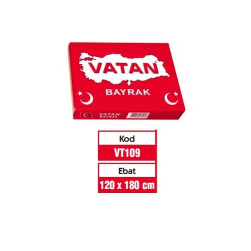 VATAN 120*180 BAYRAK-VT109