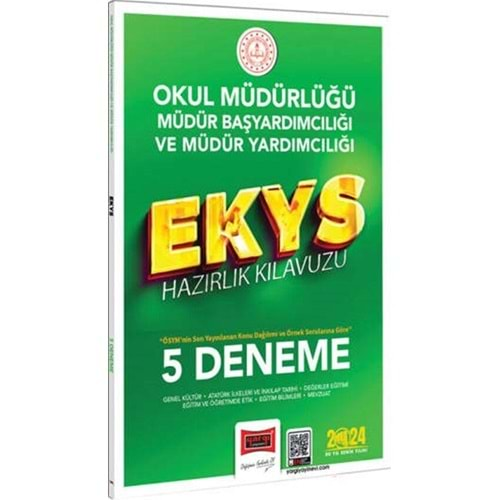 YARGI 2024 EKYS OKUL MÜDÜRLÜĞÜ MÜDÜR BAŞYARDIMCILIĞI VE MÜDÜR YARDIMCILIĞI TAMAMI ÇÖZÜMLÜ 5 DENEME