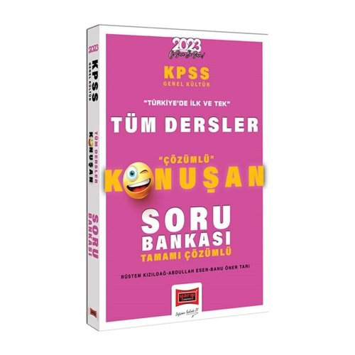 YARGI KPSS 2023 GENEL KÜLTÜR TÜM DERSLER TAMAMI ÇÖZÜMLÜ KONUŞAN SORU BANKASI