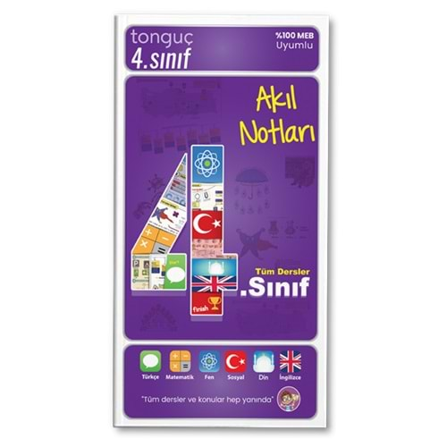 TONGUÇ 4.SINIF TÜM DERSLER AKIL NOTLARI