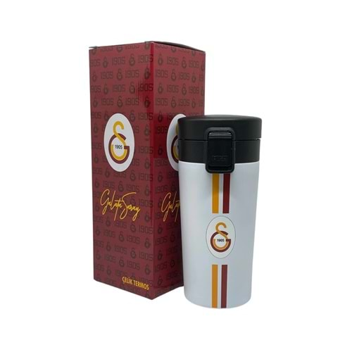 TİMON GALATASARAY 400 ML ÇELİK TERMOS KİLİTLİ MUG BEYAZ-577942