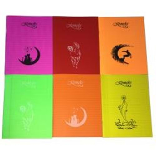 KOMEKS A5 80/4 SELEFON KAPAKLI KARELİ DEFTER