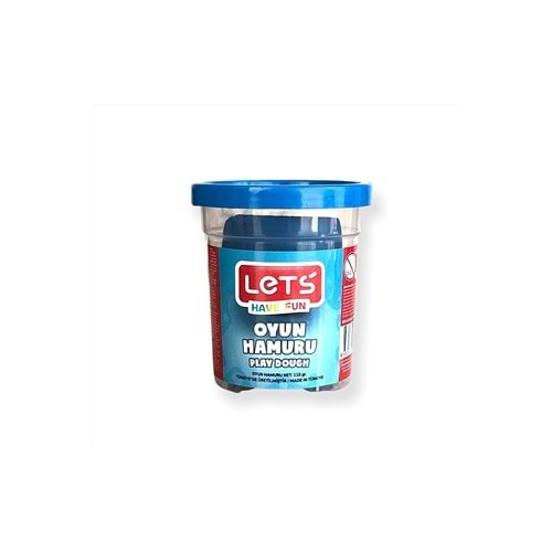 LETS TEK RENK OYUN HAMURU MAVİ 115 GR-L8440-3