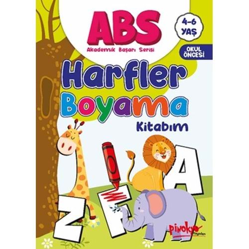 AKADEMİK BAŞARI SERİSİ HARFLER BOYAMA KİTABIM 4-6 YAŞ-BUÇE DAYI-PİNOKYO YAYINLARI