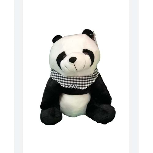 MAMİ 20 CM FULARLI PANDA PELUŞ-DF-F9046