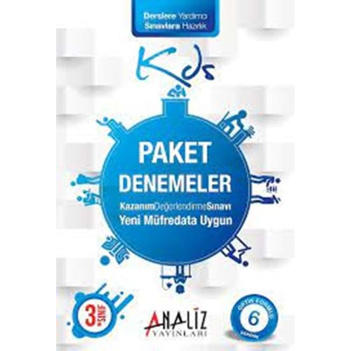 ANALİZ 3.SINIF PAKET DENEME 6 LI