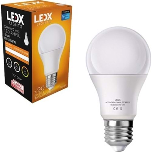 LEDX 220 VOLT 10 WATT LED AMPUL BEYAZ