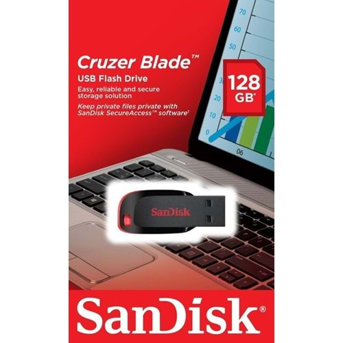 SANDİSK 128 GB FLASH BELLEK BLADE SDCZ50