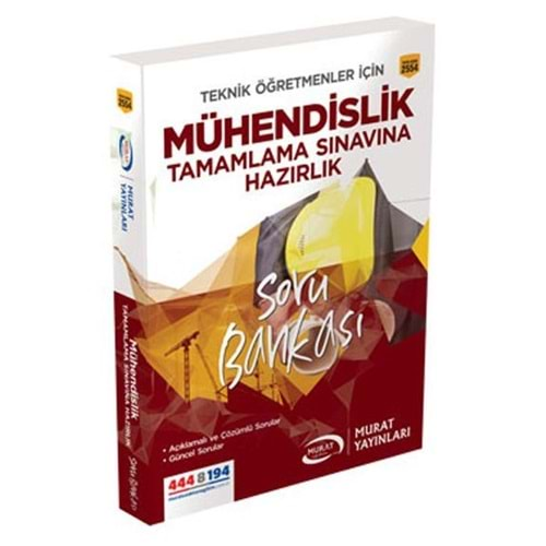 MURAT MÜHENDİSLİK TAMAMLAMA SORU BANKASI 2016 2554