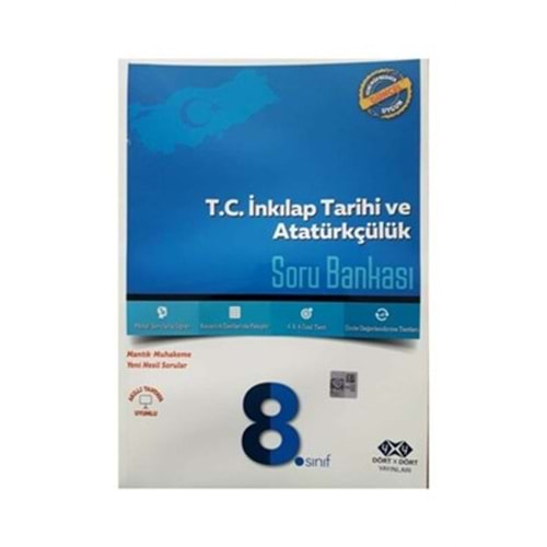 DÖRTXDÖRT 8.SINIF 4X4 LGS İNKILAP TARİHİ VE ATATÜRKÇÜLÜK SORU BANKASI