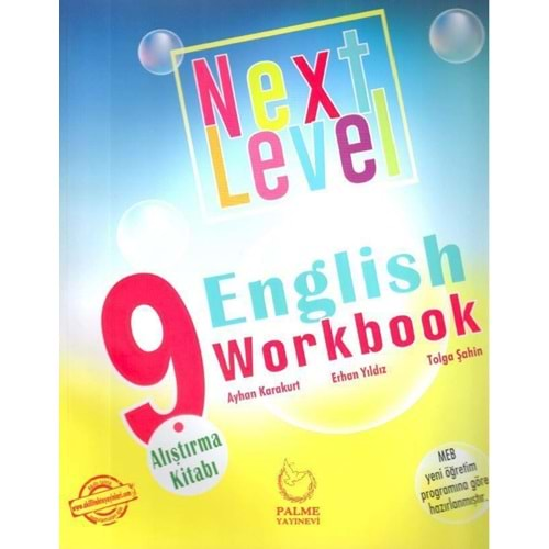 PALME 9.SINIF NEXT LEVEL ENGLİSH WORKBOOK ALIŞTIRMA KİTABI