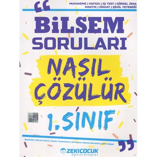 ZEKİÇOCUK 1.SINIF BİLSEM SORULARI NASIL ÇÖZÜLÜR