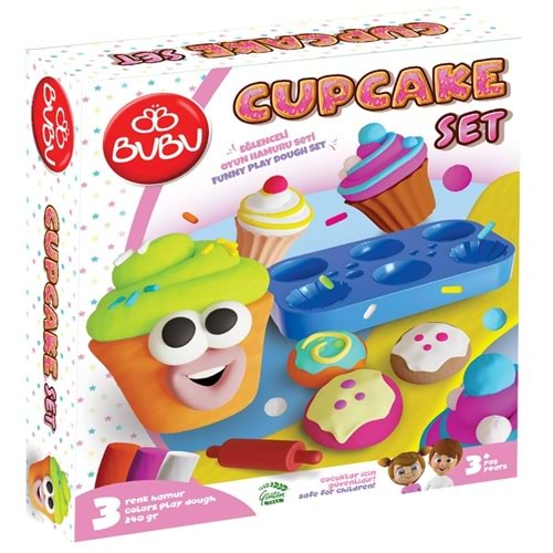 BUBU OYUN HAMURU SETİ CUPCAKE (S)-BUBU-OH0021