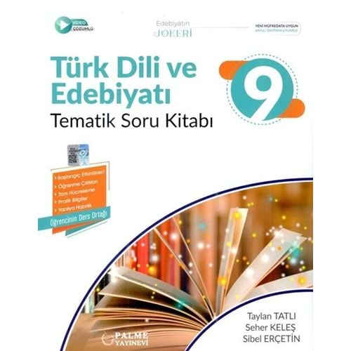 PALME 9.SINIF JOKER TÜRK DİLİ VE EDEBİYATI TEMATİK SORU KİTABI