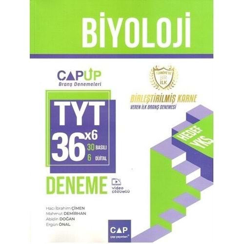 ÇAP TYT BİYOLOJİ UP 30*6 BRANŞ DENEMELERİ-2023