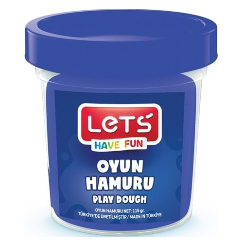 LETS TEK RENK OYUN HAMURU LACİVERT 115 GR-L8440-11