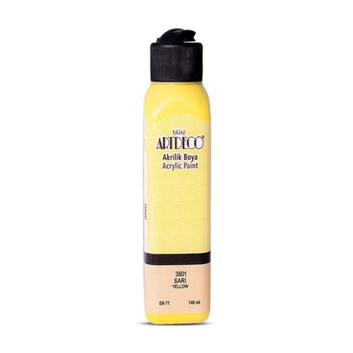 ARTDECO AKRİLİK BOYA 140 ML SARI-LV-Y-070R-3601