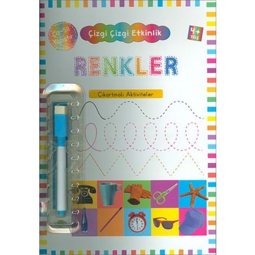 RENKLER 4+ YAŞ ÇİZGİ ÇİZGİ ETKİNLİK-KUKLA YAYINLARI