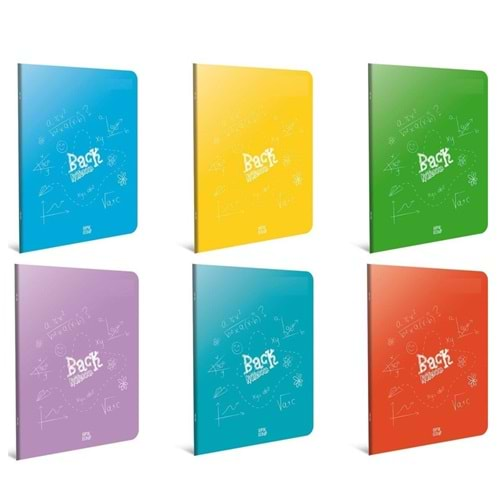 GIPTA BACK TEL DİKİŞ PLASTİK KAPAK A5 80 YAPRAK ÇİZGİLİ DEFTER-4994