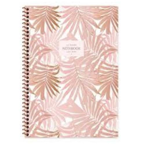 KESKİN COLOR A4 80 YAPRAK ÇİZGİLİ KARTON KAPAK SPİRALLİ LA PLUME LEAVES DEFTER-385211-99