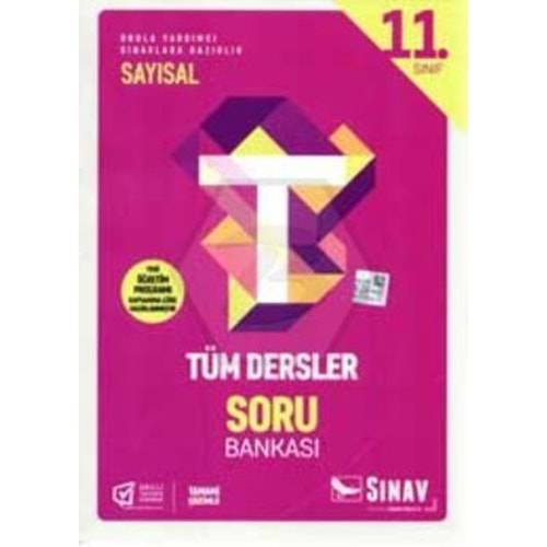 SINAV 11.SINIF SAYISAL TÜM DERSLER SORU BANKASI