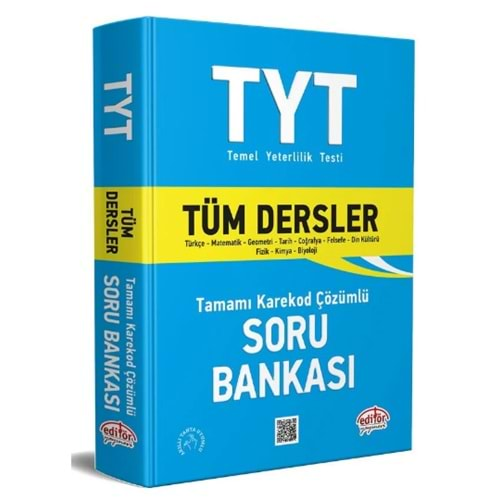 EDİTÖR TYT TÜM DERSLER TAMAMI ÇÖZÜMLÜ SORU BANKASI