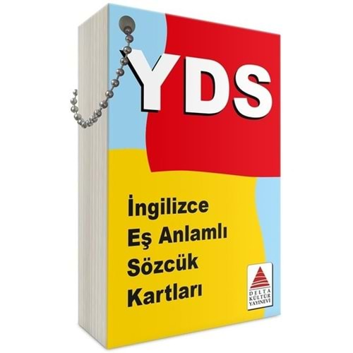 DELTA YDS İNGİLİZCE EŞ ANLAMLI SÖZCÜK KARTLARI