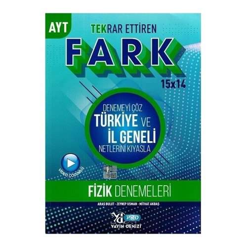 YAYIN DENİZİ AYT PRO FARK DENEME FİZİK - 2022