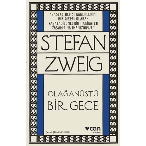 OLAĞANÜSTÜ BİR GECE -STEFAN ZWEIG-CAN