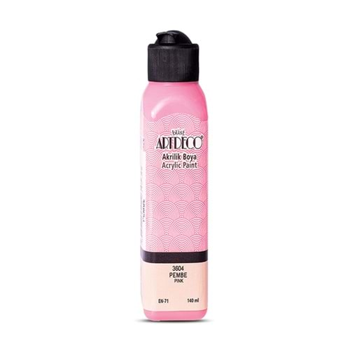 ARTDECO AKRİLİK BOYA 140 ML PEMBE 070R-3604