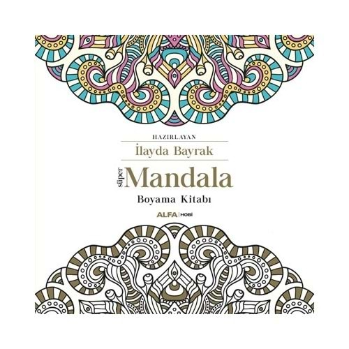 SÜPER MANDALA-1 BOYAMA KİTABI-ALFA