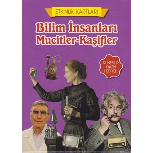 EĞİTİCİ KARTLAR BİLİM İNSANLARI MUCİTLER-KAŞİFLER-TELESKOP POPÜLER BİLİM