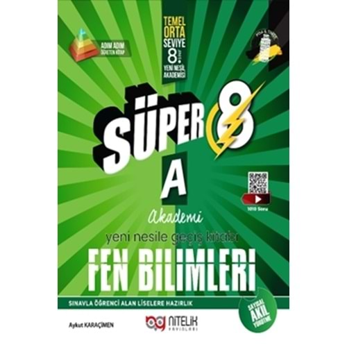 NİTELİK 8.SINIF SÜPER FEN BİLİMLERİ (A) AKADEMİ YENİ NESİLE GEÇİŞ KİTABI