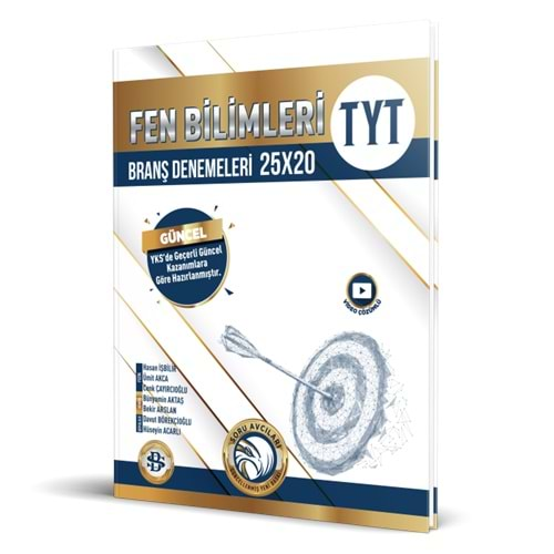 BİLGİ SARMAL TYT FEN BİLİMLERİ 25X20 BRANŞ DENEMELERİ-2024