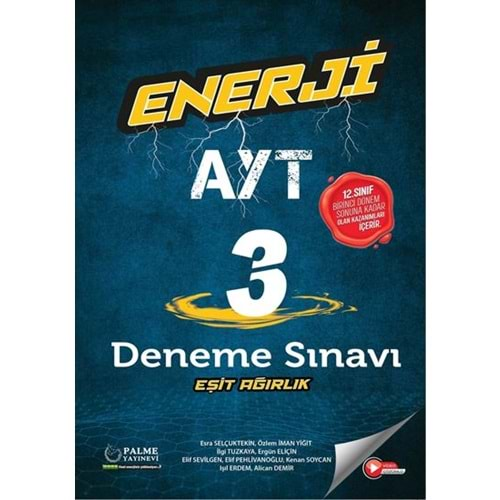 PALME AYT ENERJİ 1.DÖNEM 3 EŞİT AĞIRLIK DENEME SINAVI