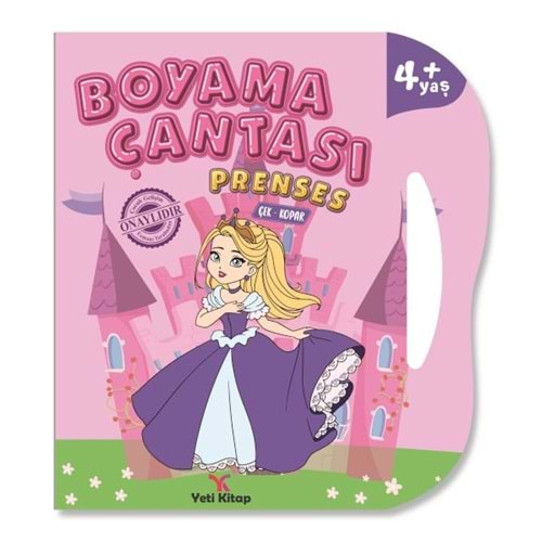 BOYAMA ÇANTASI 4+ YAŞ PRENSES ÇEK-KOPAR-FEYYAZ ULAŞ-YETİ KİTAP