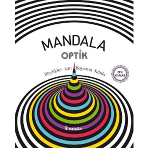 MANDALA OPTİK BÜYÜKLER İÇİN BOYAMA KİTABI-İNKILAP