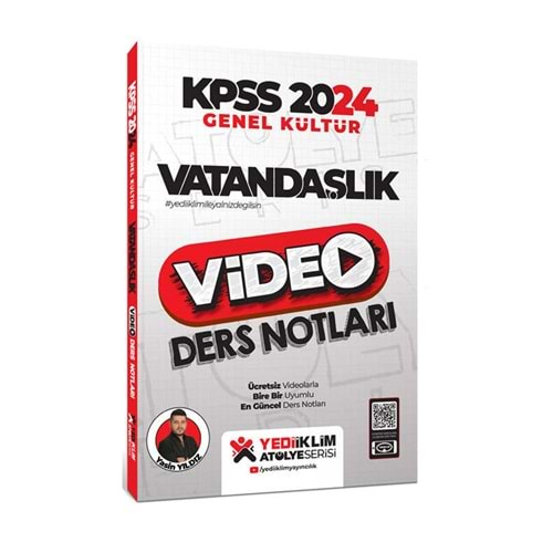 YEDİİKLİM 2024 KPSS GENEL KÜLTÜR ATÖLYE SERİSİ VATANDAŞLIK VİDEO DERS NOTLARI