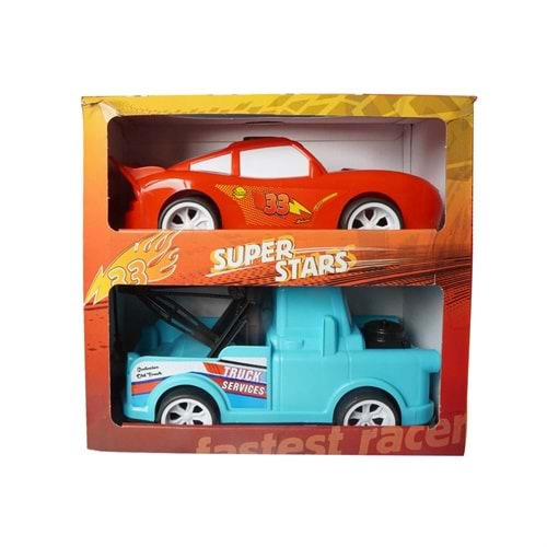 ÇLK TOYS SÜPER STARS 2 Lİ CARS ARABALAR-ÇLK-310