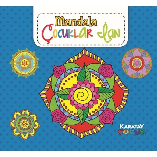 KARATAY ÇOCUKLAR İÇİN MANDALA MAVİ