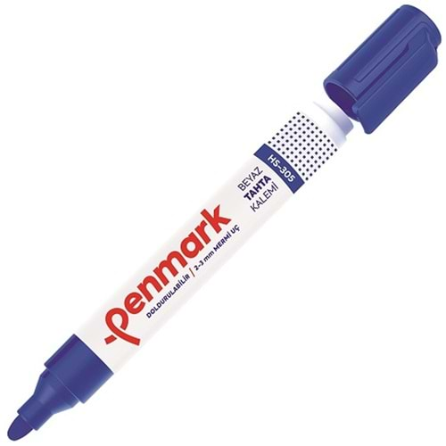 PENMARK BEYAZ TAHTA KALEMİ MAVİ-HS 305 02